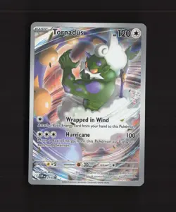 Tornadus SVP 210 Scarlet & Violet Full Art Black Star Promo Holo Pokemon Card NM - Image 1