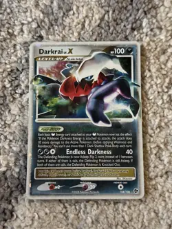 Pokemon Darkrai LV.X 104/106 Level Up Rare 100 HP 2008 Card Shizurow - Image 1