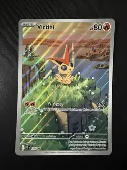 Victini SVP EN 208 NM Black Star Promo Pokemon TCG Scarlet & Violet Holo JUMBO - Image 1