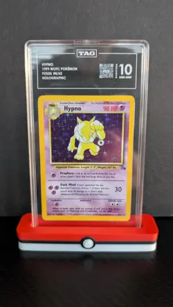1999 Pokemon *Pop 1* TAG 10 Hypno Holo Fossil #8/62 Unlimited - Image 1