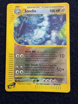 Pokemon TCG - Steelix 35/147 - Rare Reverse Holo - Aquapolis VLP - Image 2