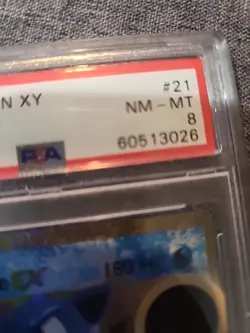 2016 Pokemon XY Blastoise EX EVOLUTIONS PSA 8 - Image 3