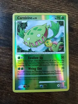 Carnivine 21/130 Diamond & Pearl Base Set Pokemon Reverse Holo - Image 1