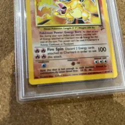 2000 Pokemon TCG - Base Set 2 II - Holo Charizard #4 - PSA 6 EX-MT - Image 2