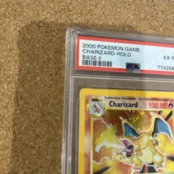 2000 Pokemon TCG - Base Set 2 II - Holo Charizard #4 - PSA 6 EX-MT - Image 5