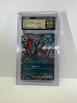 CGC PRISTINE 10 N's Zoroark ex 061/100 Sv9: Battle Partners Holo Pokemon TCG JPN - Image 1