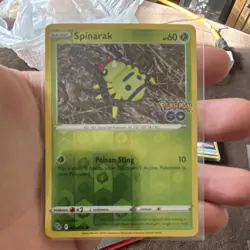 Pokemon Spinarak 006/078 GO Basic 60 HP Reverse Holo Common Ditto English - Image 1