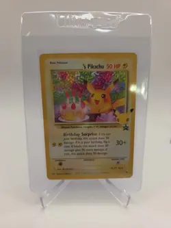 Birthday Pikachu #24 Celebrations Holo Pokemon NM - Image 1