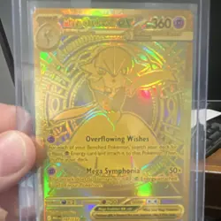 The Pokemon Company Mega Gardevoir EX Full Art Ultra Rare Holo gold from mega ev - Image 1