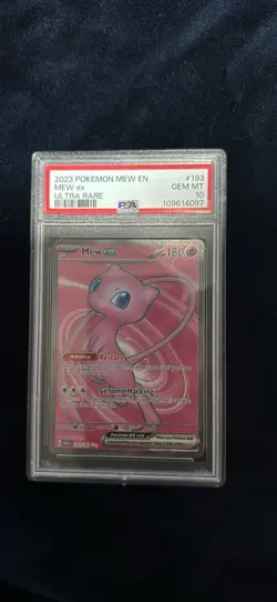 PSA 10 Pokemon Mew ex 193/165 Sv: Scarlet & Violet 151 Holo Ultra Rare - Image 1