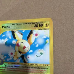 Pokemon Pichu Reverse Holo 22/165 Expedition E Series 2002 - Image 4