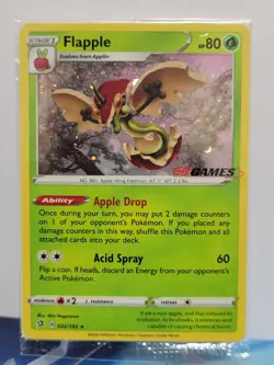 Pokemon EB Games Promo - Flapple 022/192 Sealed Stamped Holo Rare NM - Image 1
