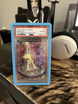 2000 Persian Pokemon Topps Chrome Spectra PSA 10 Gem Mint - Image 1