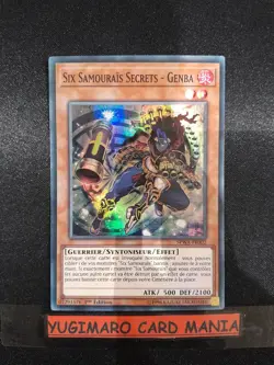 YUGIOH Six Samourais Secrets Genba : SPWA-FR002 -FR/ SUPER RARE- - Image 1
