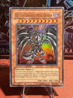 Red-Eyes Darkness Metal Dragon JUMP-EN030 Shonen Jump Magazine Promos Limited Ed - Image 2