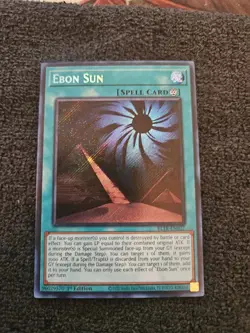 Ebon Sun - BLTR-EN027 - Secret Rare YuGiOh - Image 1