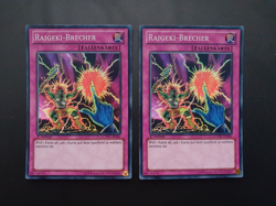⭐Yugioh | 2x Raigeki Brecher | EXC | DE | Super Rare | 1.Auflage | LCYW⭐ - Image 1
