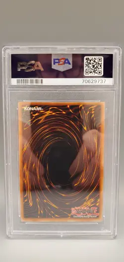 Yugioh PSA 8 NM-MT Blue-Eyes White Dragon SKE-001 1st Edition Super Rare 2004 - Image 2