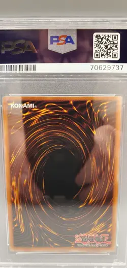 Yugioh PSA 8 NM-MT Blue-Eyes White Dragon SKE-001 1st Edition Super Rare 2004 - Image 4