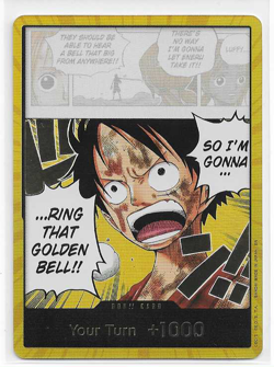 ONE PIECE ADVENTURE ON KAMI'S ISLAND GOLD DON!! GOLD FOIL (NEVER PLAYED) - Image 1