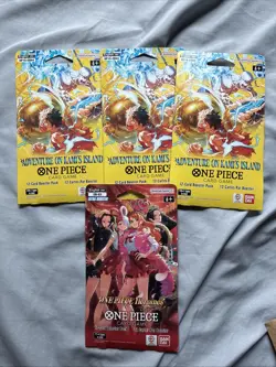 One Piece 3 Packs OP15-EB04 Adventure On Kami’s Island 1 Pack Eb03 Blister Seald - Image 1