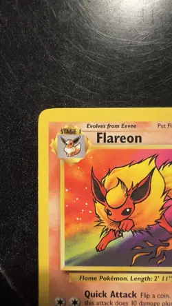 Pokemon TCG Card Flareon 19/64 Jungle Set Non-Holo Rare WOTC Vintage - Image 3