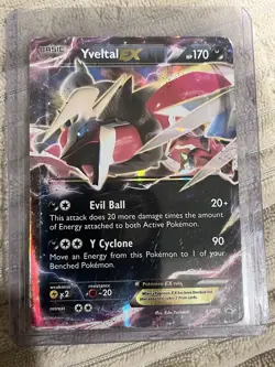 Yveltal EX XY150 Black Star Promo Pokemon Trading Card TCG LP! Pokemon Card - Image 1