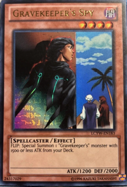 Gravekeeper's Spy (LCYW-EN183) - Ultra RARE 1st Edition YuGiOh TCG Card - Image 1