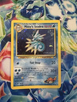 Misty's Seadra Prerelease Holo Card 009/132 WOTC LP-NM - Image 1