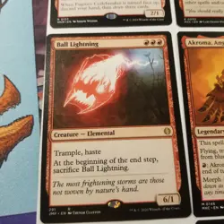 Magic The Gathering Red Cards Chaos Warp Neheb, The Eternal Akroma Jaxis - Image 5