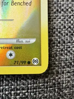 2009 Pikachu 71/99 Platinum Arceus Reverse Holo Near Mint Pokemon TCG Card - Image 3