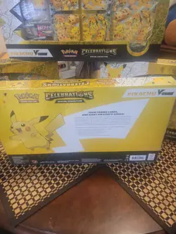 Pokemon Celebrations 25th Anniversary Pikachu V Union Box Set Of 4 - Image 3