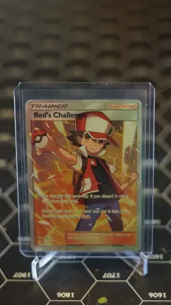 Red's Challenge (Full Art) 213/214 Unbroken Bonds Pokemon TCG - Image 1