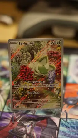 Pokemon Sprigatito Illustration Rare 196/193 Paldea Evolved - Image 1