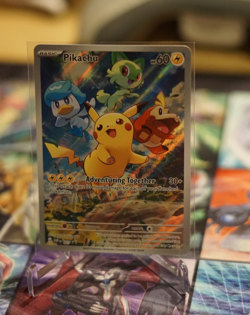 Pokemon Pikachu SVP 027 Scarlet & Violet Paldea Evolved Promo - Image 1