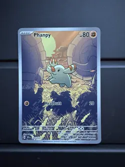 Phanpy 205/191 SV08 Surging Sparks IR Illustration Rare Pokemon TCG - Image 1