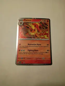 Pokemon Scarlet & Violet Black Star Promo - Flareon SVP 167 Cosmos Holo - Image 1