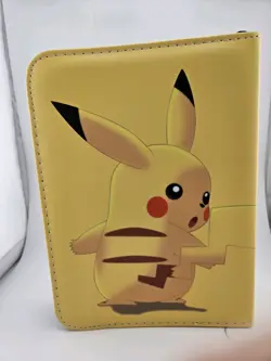 Pokemon Binder Fun Design Zip Closure , Wrist Strap And 50 Sleeves NEW - Image 2