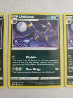 3x Umbreon 009/015 Regular McDonald's Promos 2024 Pokemon TCG - Image 3