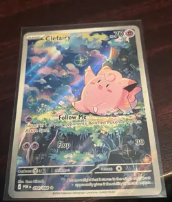 Lillie's Clefairy Ex Pokemon TCG Holo 184/159 Sv09 Special Illustration Rare - Image 1