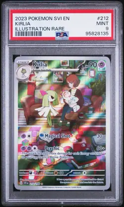 2023 Pokemon Scarlet & Violet Kirlia 212/198 - PSA 9 - Mint - Image 1