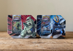 Pokemon TCG Tyranitar V And Empoleon V Strikers Tins (Evolving SkiesU) See pics - Image 1