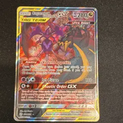 Pokemon Naganadel & Guzzlord GX Full Art Ultra Rare Sm-Cosmic Eclipse 224/236 - Image 1