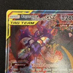 Pokemon Naganadel & Guzzlord GX Full Art Ultra Rare Sm-Cosmic Eclipse 224/236 - Image 3