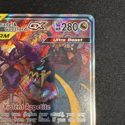 Pokemon Naganadel & Guzzlord GX Full Art Ultra Rare Sm-Cosmic Eclipse 224/236 - Image 4