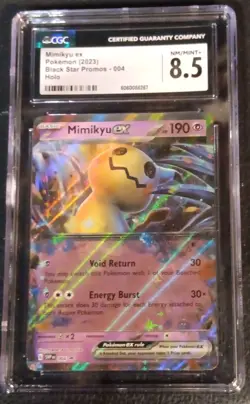 The Pokemon Company Mimikyu ex 004 Sv: Scarlet & Violet Promo Holo CGC 8.5 - Image 1
