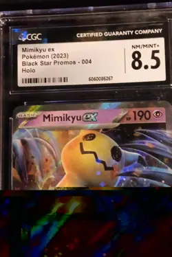 The Pokemon Company Mimikyu ex 004 Sv: Scarlet & Violet Promo Holo CGC 8.5 - Image 3
