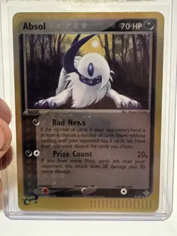 Pokemon Absol 1/97 EX Dragon Holo Rare Reverse Holo English - MP - Image 1
