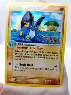Pokemon Swampert 27/100 Reverse Holo Stamped Pokemon EX Crystal Guardians - Image 2