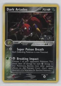 Dark Ariados Reverse Foil Pokemon EX Team Rocket Returns #30 2004 - Image 1